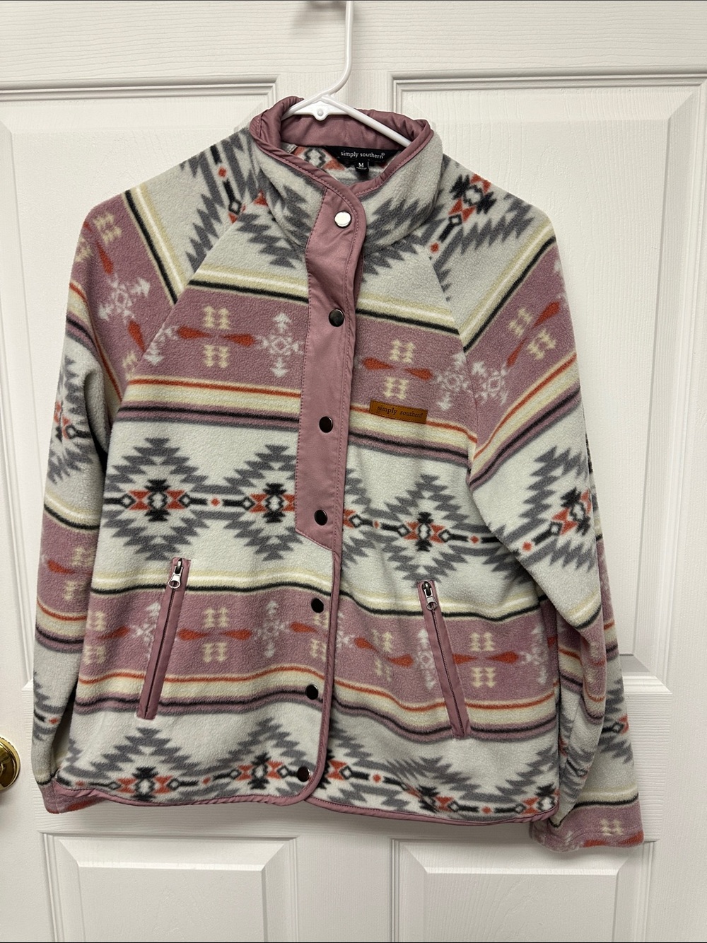Simply Southern Fleece Jacket Size Medium - Picture 3 of 7